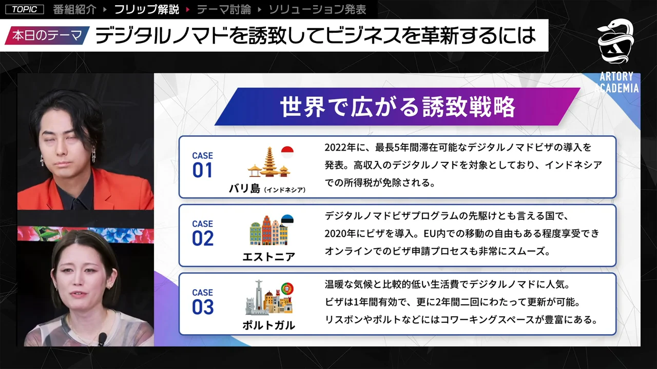 各地域は、制度、仕事環境、暮らし、コミュニティを組み合わせて選ばれる理由をつくっています。