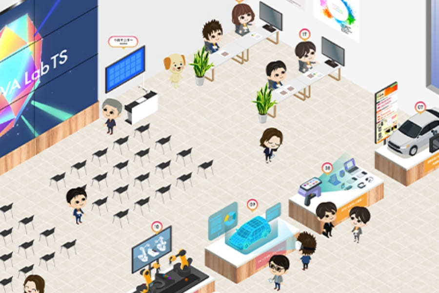 営業活動、マーケティングをはじめ、採用イベントや社内会議までまるごとバーチャルショールームで