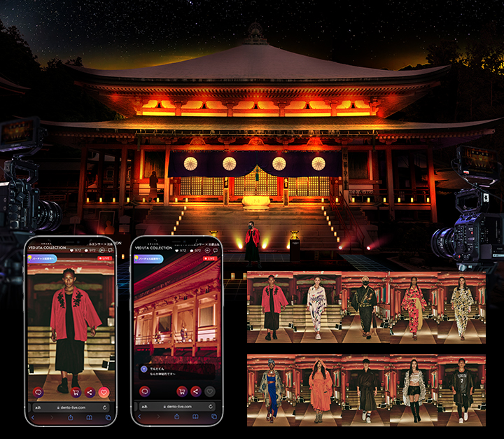 ARTORY主催 比叡山延暦寺を舞台にオンラインファッションショーなどライブ配信イベントを10月10日に開催