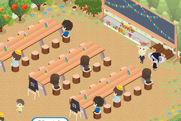 文部科学省採択事業の成果物として構築した、教育機関向け2Dメタバース