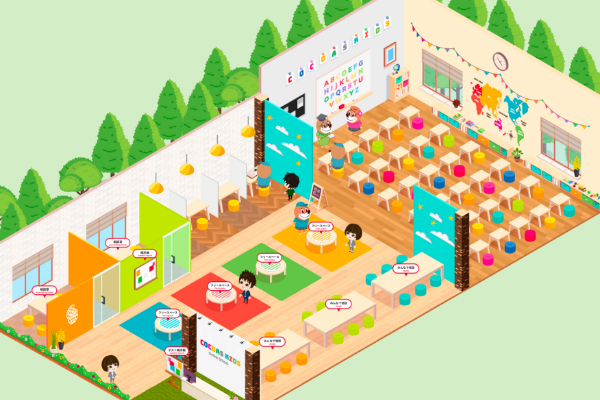 年間最大850時間　オールイングリッシュの「オンライン放課後」をメタバースで構築