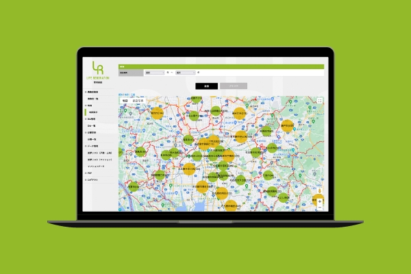 数字の羅列を、地図で見える営業戦略へ。 債務者分布の可視化でポスティング効率を最大化