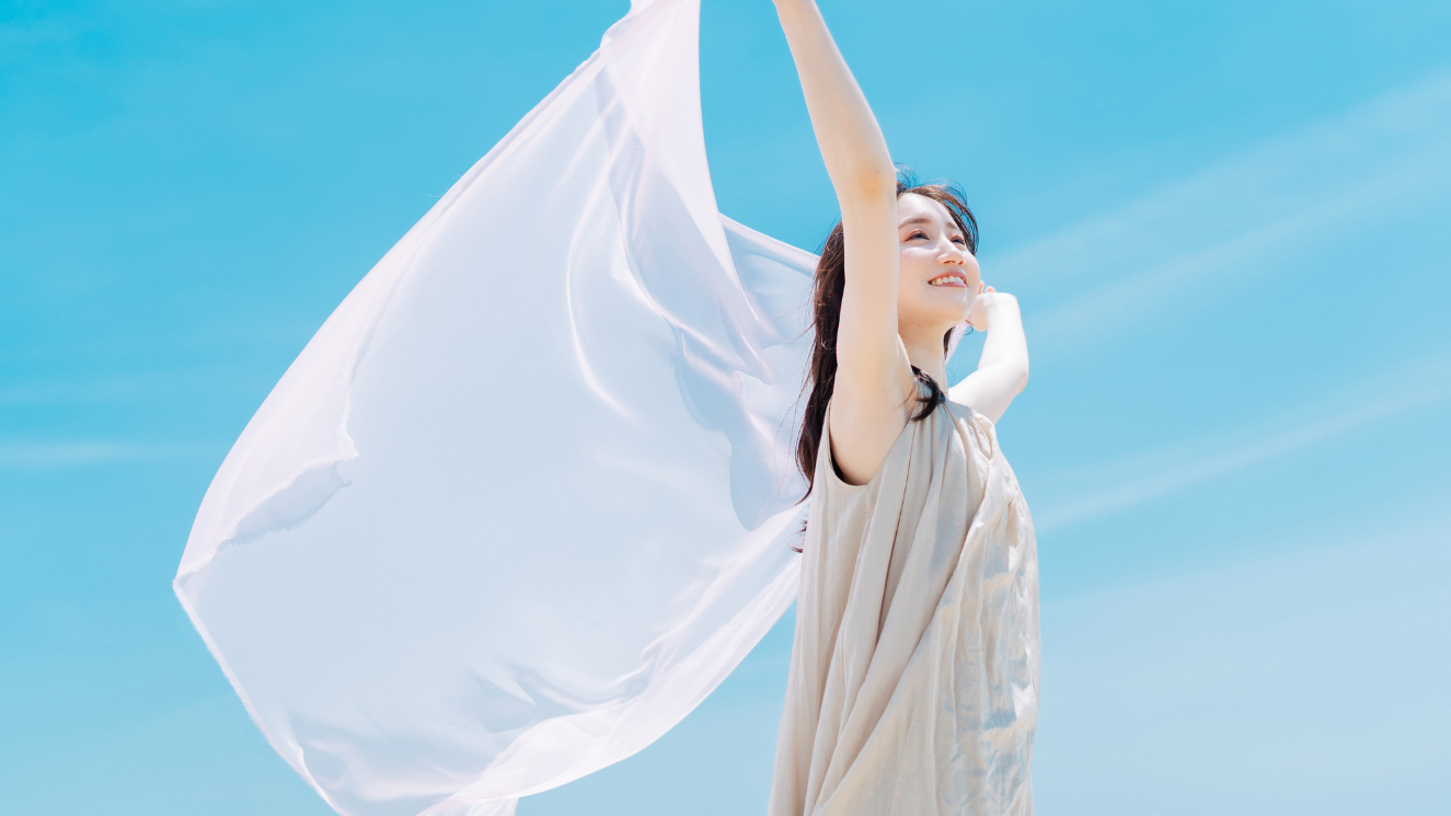 バーチャルプロダクションを利用して撮影した合成後のイメージ