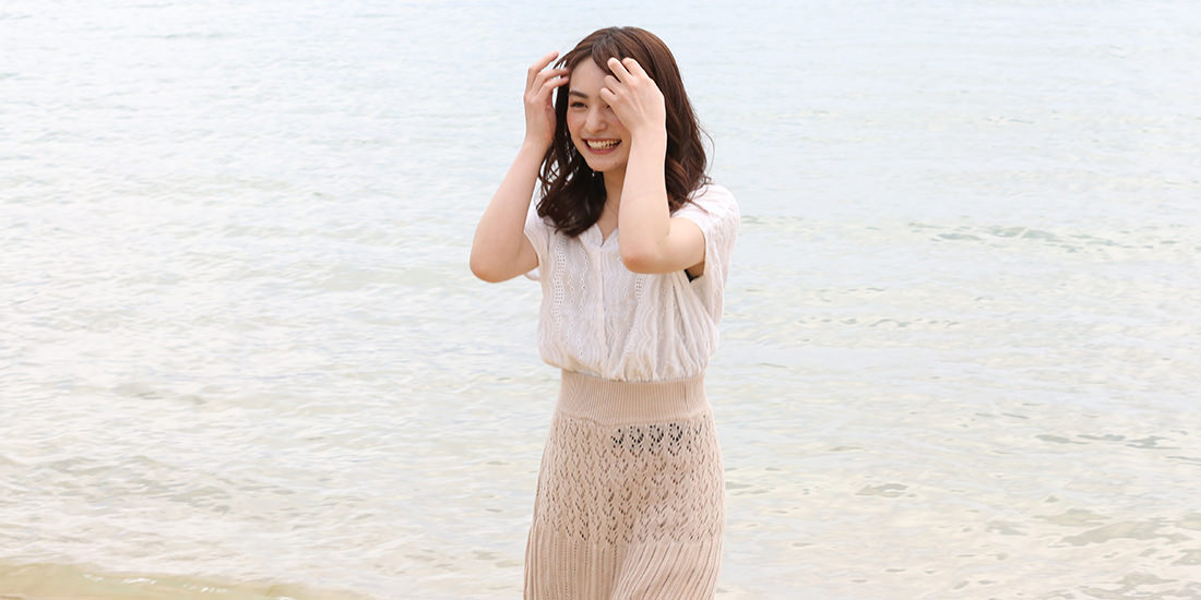 回想シーンの撮影で出演して頂いた松原菜摘（セントラルジャパン）さん