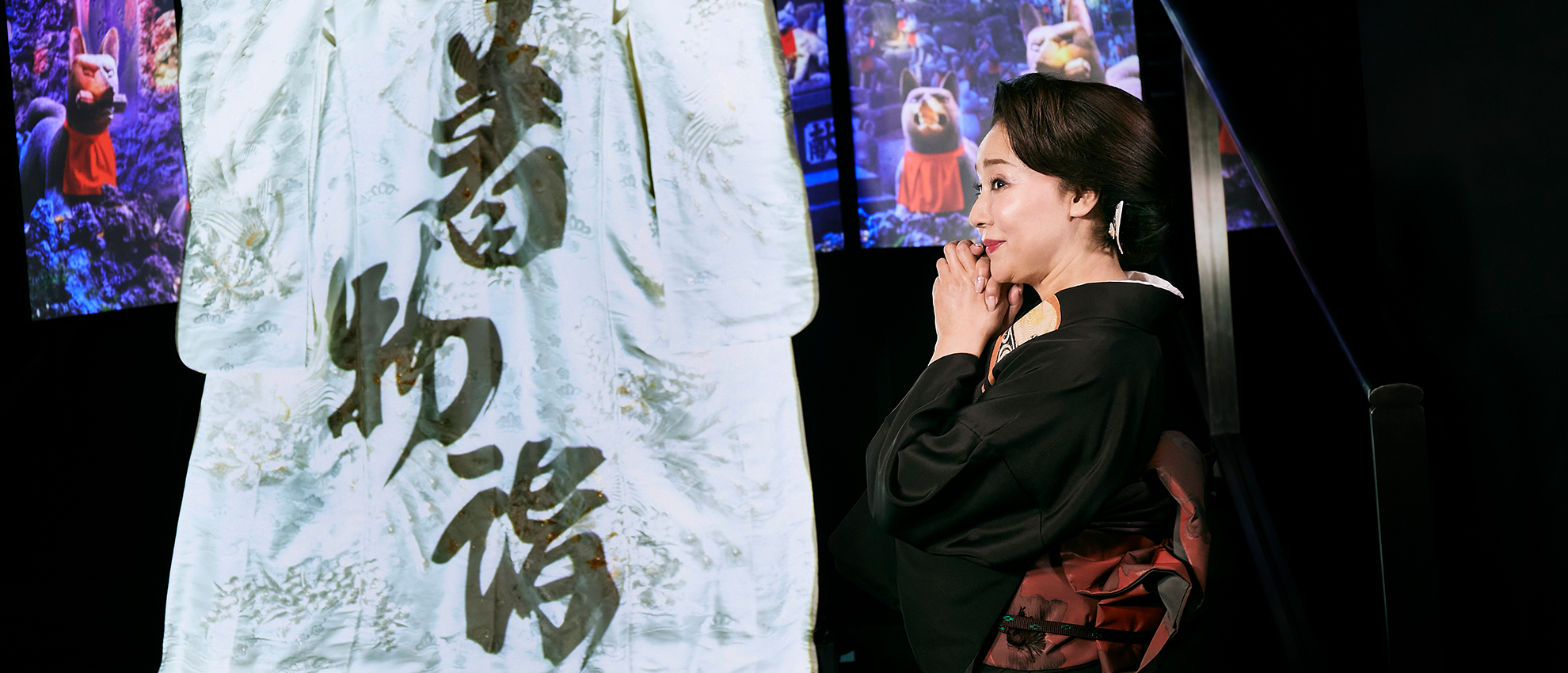 山口美術織物協力 豊川稲荷・着物詣を飾るデジタルアートへの取り組み