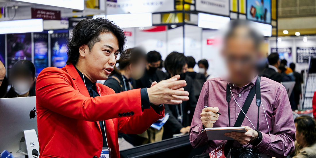 2Dメタバースの活用法について取材を受ける