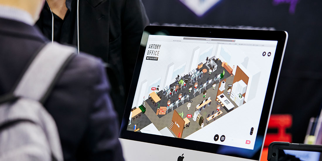 メタバースオフィスの操作性を確認